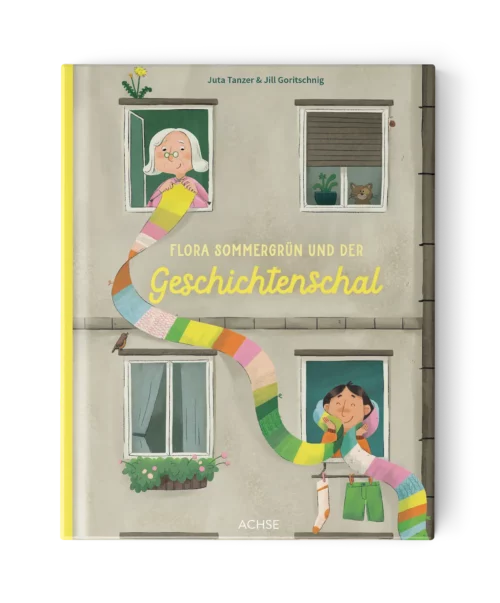 flora sommergrün und der geschichtenschal cover kinderbuch