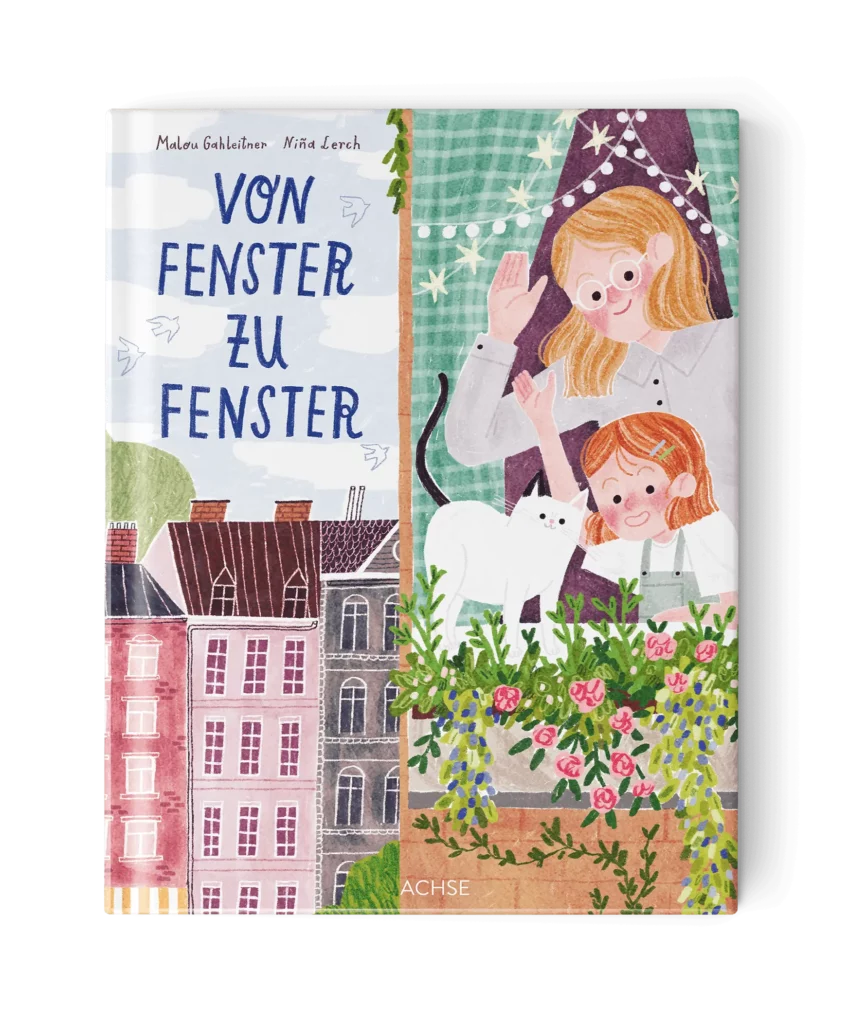 ACHSE VERLAG Cover Kinderbuch Von Fenster zu Fenster