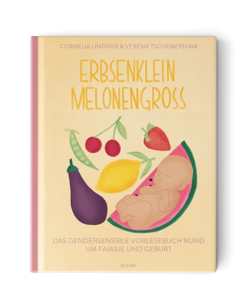 Cover Kinderbuch Erbsenklein Melonengroß